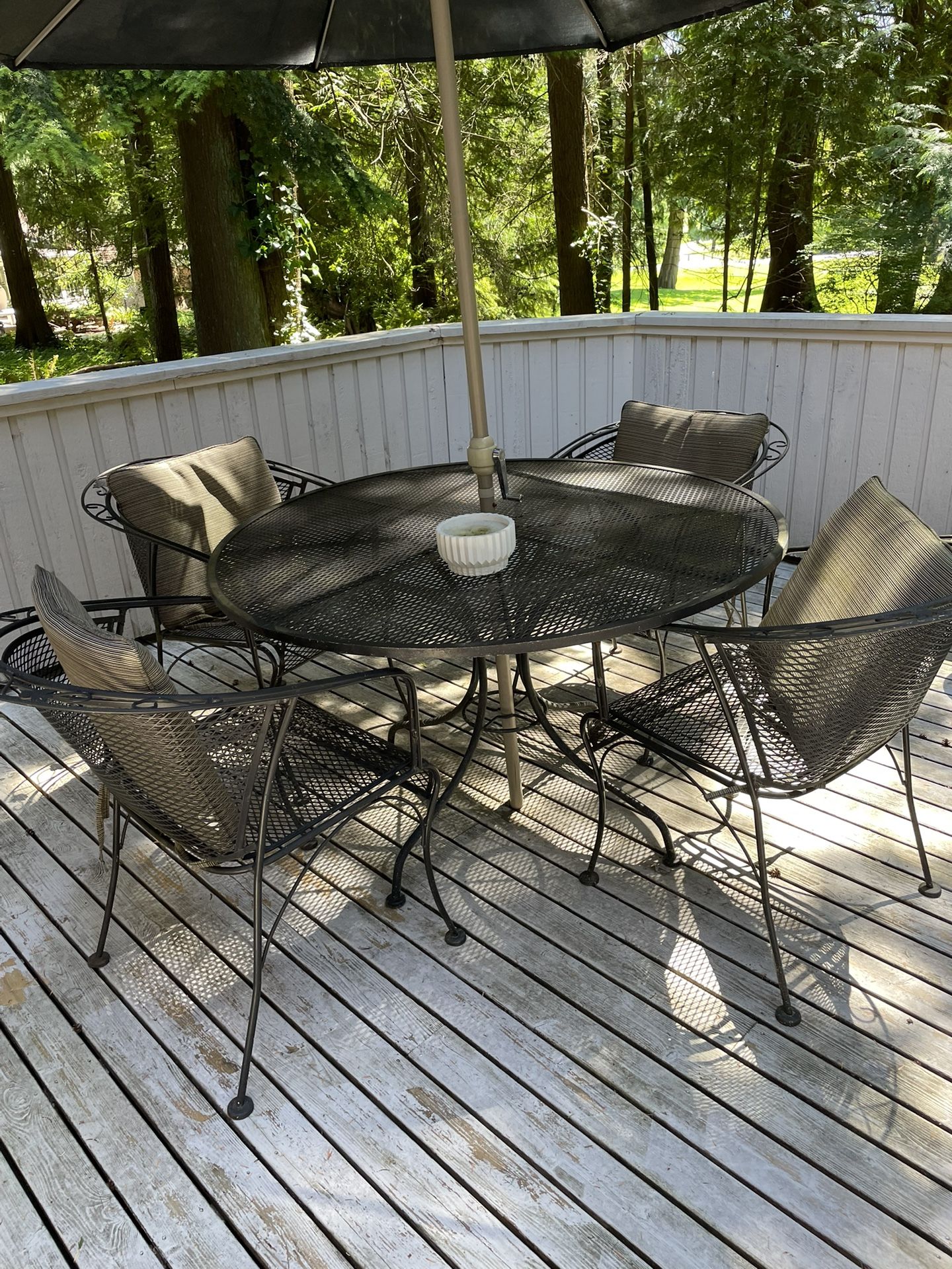 Wrought Iron Patio Set