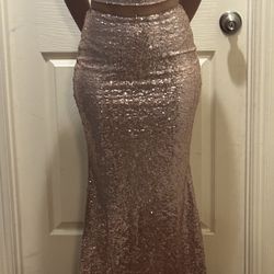 sequin two piece dress