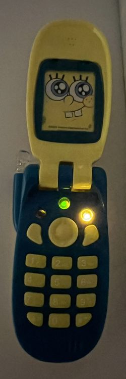 Spongebob Squarepants Playing Flip Phone for Sale in San