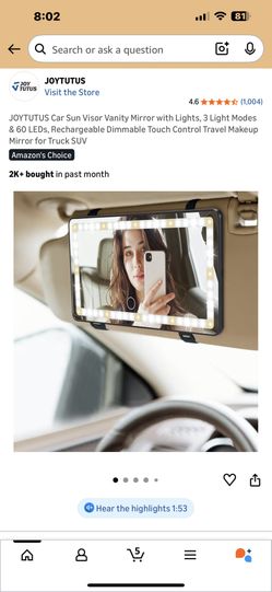 Led Car Mirror Brand New
