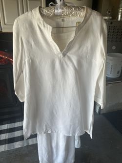 White Linen Outfit