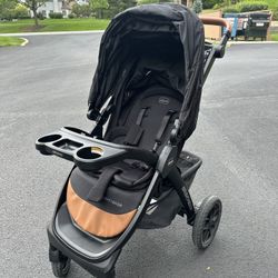 Chico Bravo Stroller  With car Seat