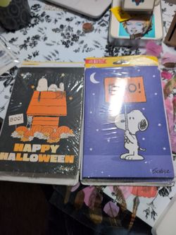 Peanuts Snoopy Halloween Greeting Cards Set of 2