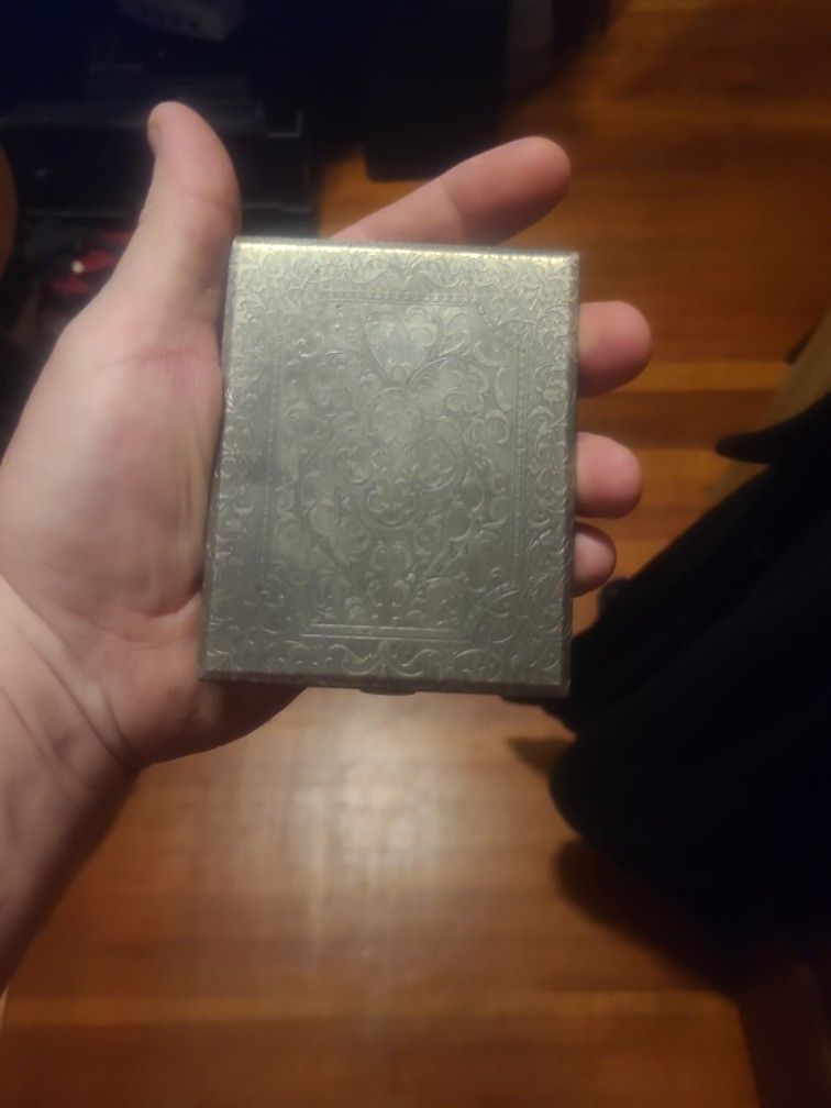 Vintage Cigarette Case With Original Lighter