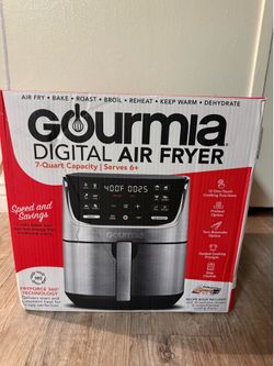 Gourmia Digital Air Fryer - 7 Quart - 12 Presets - Comes with Box