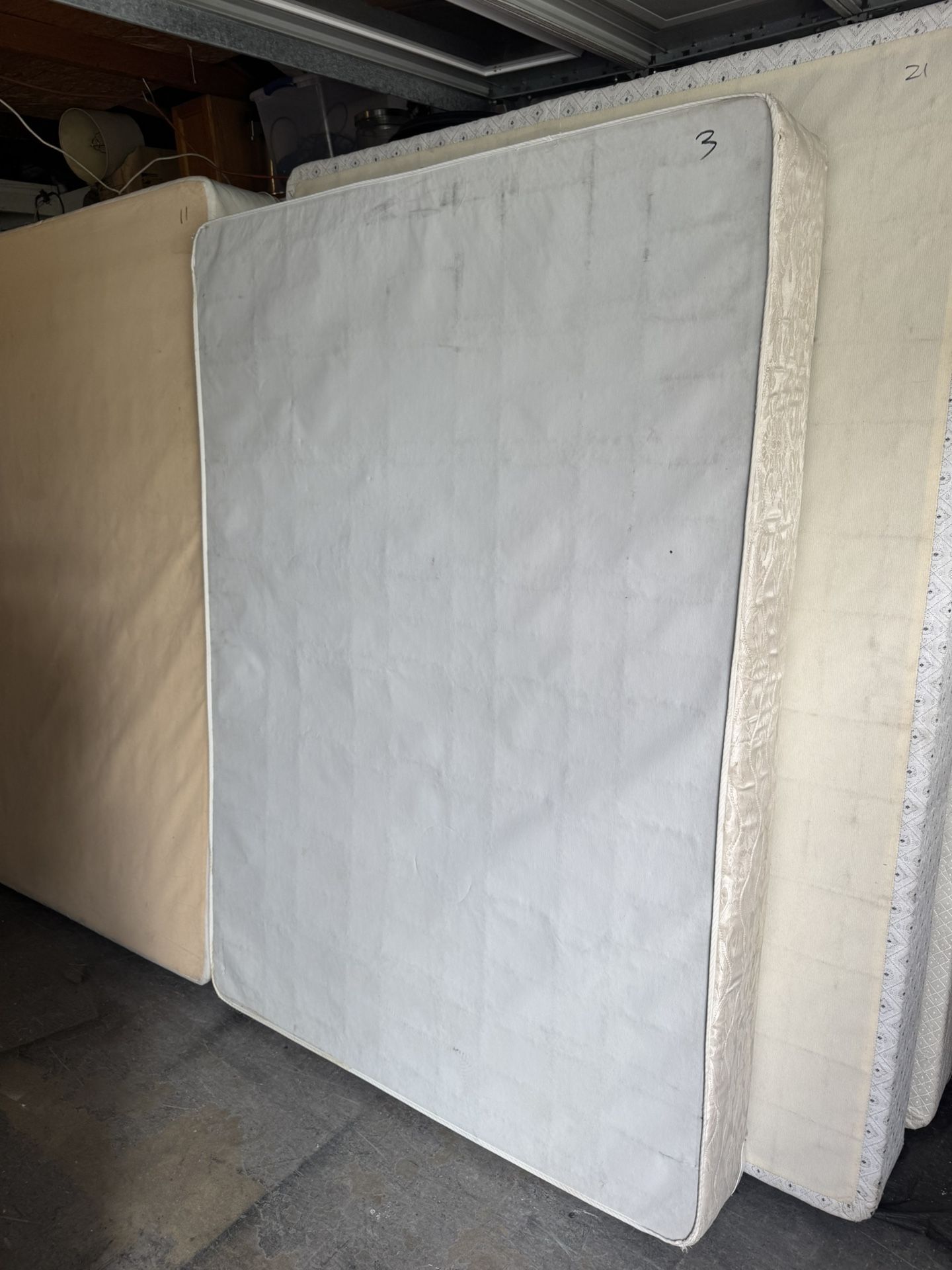 Premium beige full size box spring #3.