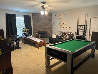 Game room set up