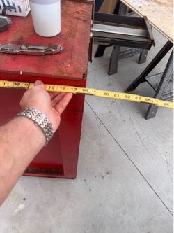 Craftsman tool box 27” wide 39” tall 18” deep