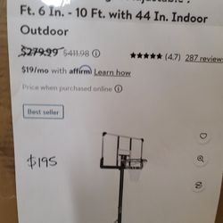 Portable Basketball Hoop

$195 FIRM