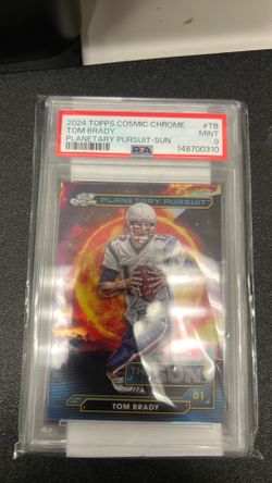 2024 Topps cosmic Chrome Tom Brady PSA 9