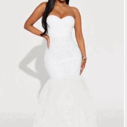 White Sequin Party Dress