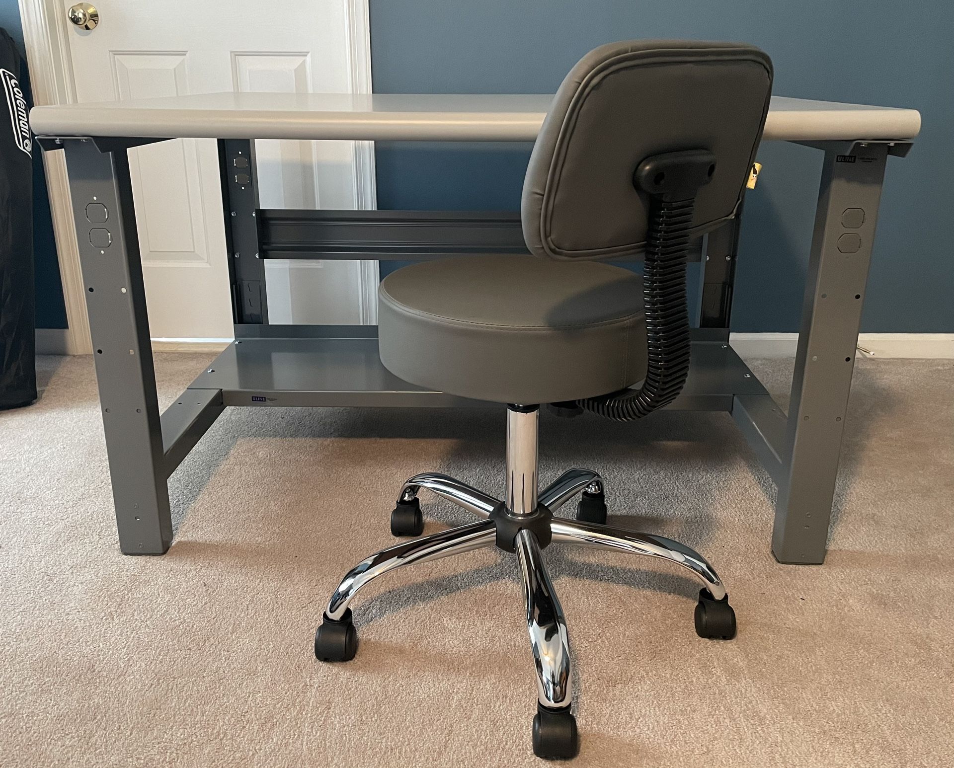 48x36 Adjustable Height Packaging Table Desk Only