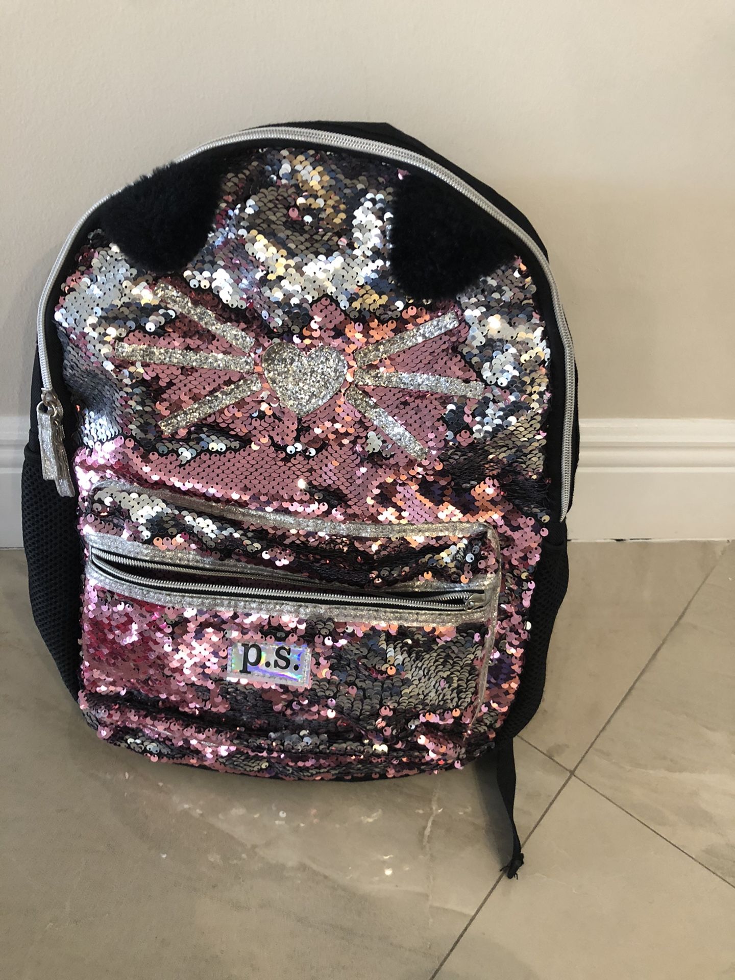 Girls sequin backpack