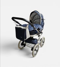 Tutek Turran stroller Pram from Poland with toddler seat attachment