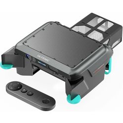 Ultenic S1 Pool Skimmer Robot, Solar Pool Skimmer for Above & In-Ground Pool with Auto-Docking Design, 24/7 Continuous Cleaning Power, 6L Capacity, Du