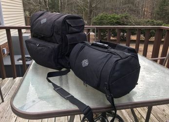 Harley Davidson Motorcycle Luggage-250 obo-free delivery