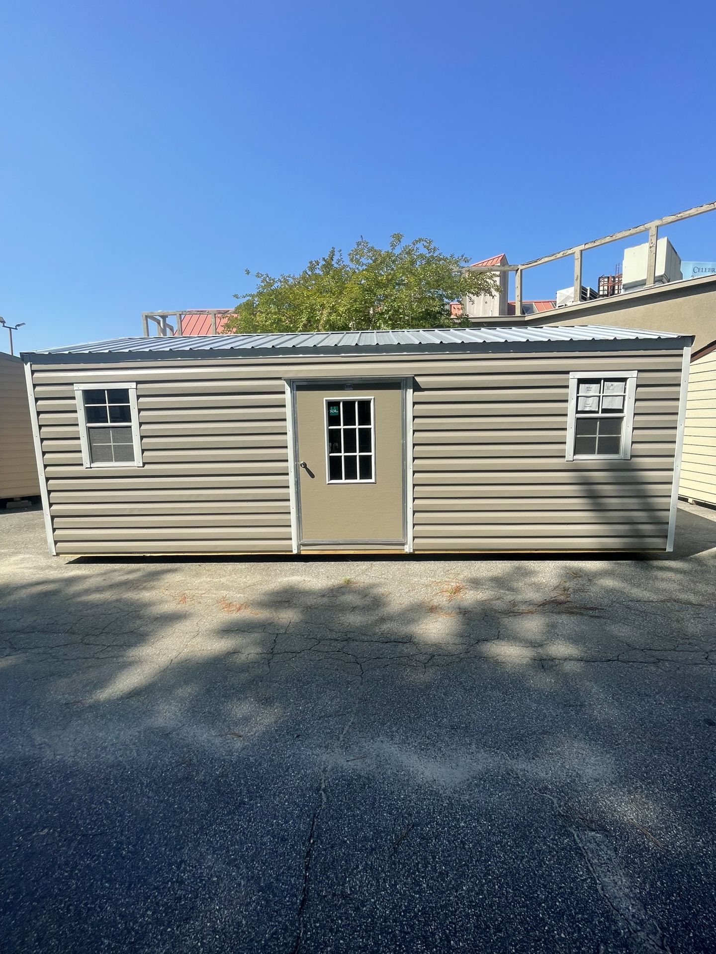 12’x24’ STEEL FRAMED OUTDOOR SHED
