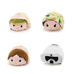 Disney Tsum Tsum Star Wars Plush Collector Set #3 – Endor / Return of the Jedi (4-Pack)