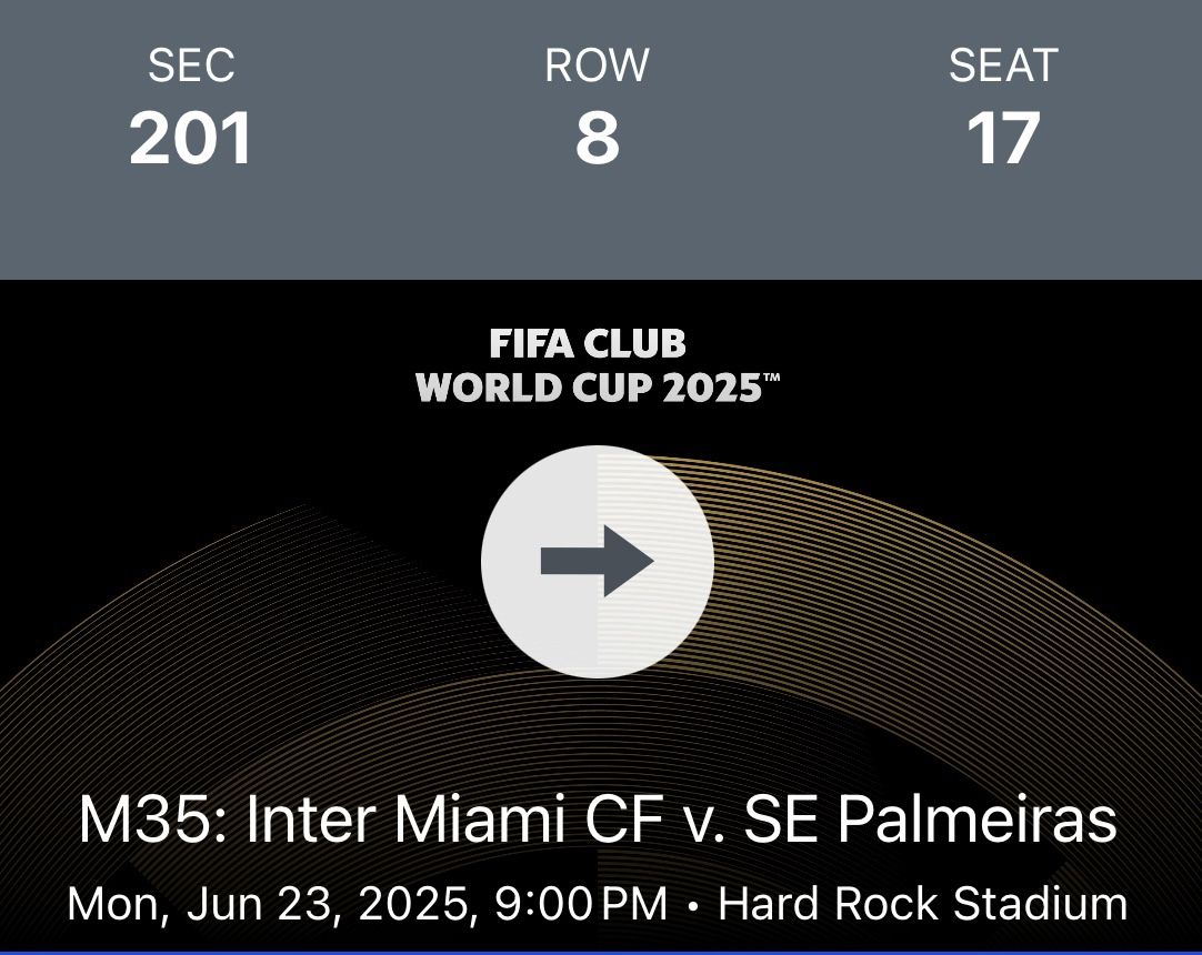 Inter Miami Vs Palmeiras - FIFA world Cup