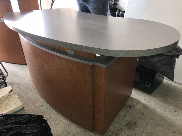 Office Furniture Registration Counter Desk 2x For Sale In San