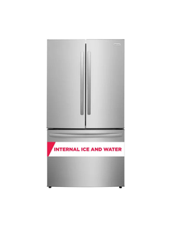 Frigidaire - 36 in 29 cu. ft. Standard Depth French Door Refrigerator in Smudge-Proof Stainless Steel with Internal Water Dispenser