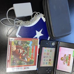 Nintendo 3DS XL Mario Edition + Game & Case