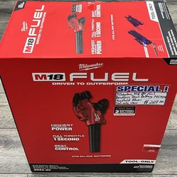 Milwaukee M18 18V Fuel Brushless Dual Battery 145MPH Handheld Blower Tool Only New 