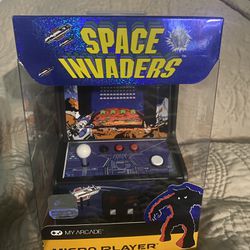 MY ARCADE mini SPACE INVADERS Atari micro player retro arcade BRAND NEW 80's