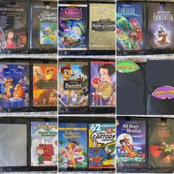 Disney & Classic Family DVD Lot — Animated Movie Collection