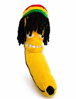 Vintage Rasta Banana Plush Toy