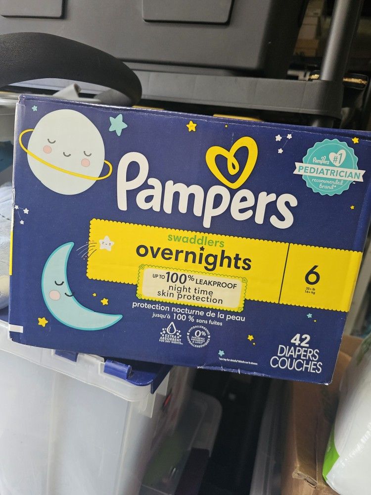 Pampers Overnights Size 6