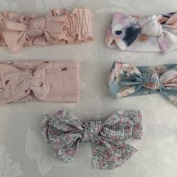 5 Assorted Baby Headbands