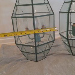 Vintage pendant light fixture.