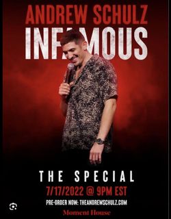 3 tickets for Andrew Schulz Friday 9:45 pm sold out show