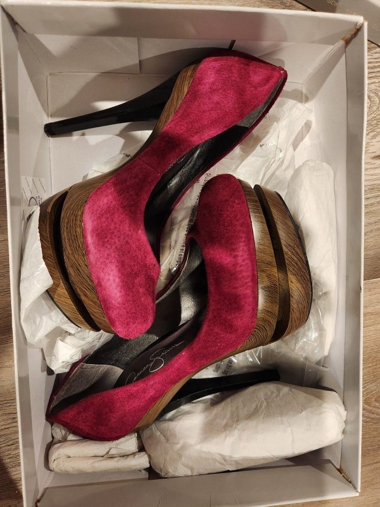 Cranberry Maya Nubuck Heels