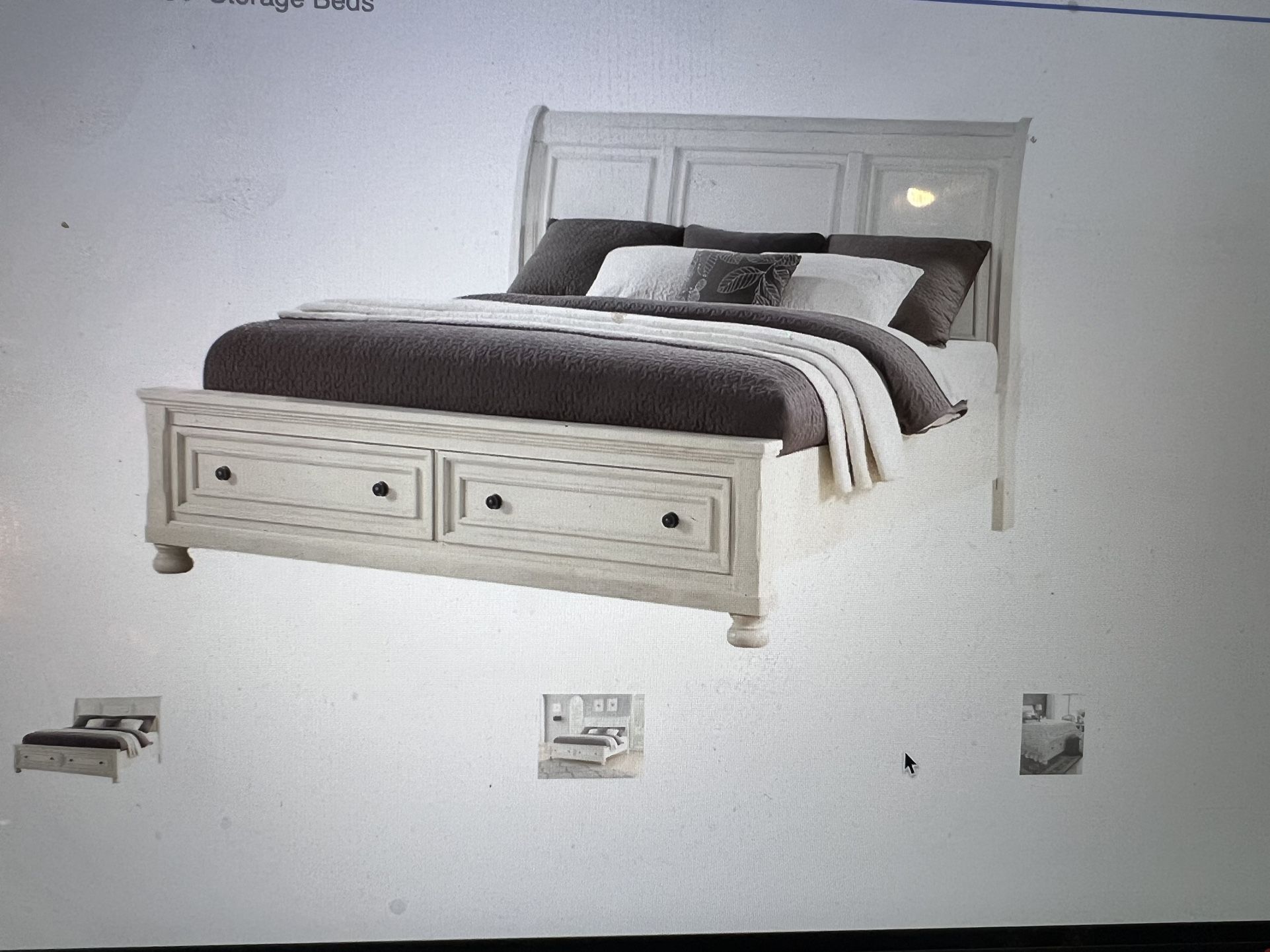 PRICE DROPPED Queen Storage Bed