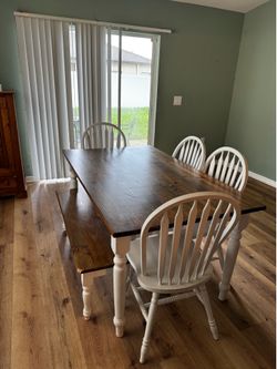 Farm style kitchen table