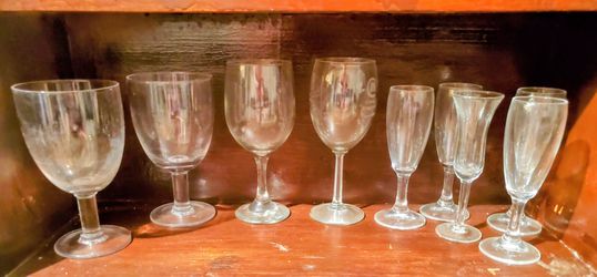 Variety of Wine Glasses,