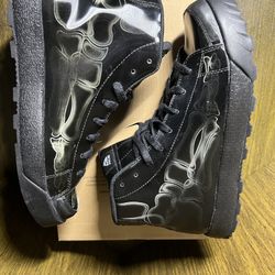 NIKE / DEAD MAN WALKING  Blazer Mid ACG Premium QK / X-RAY /  Skeleton Bones Shoes HALLOWEEN Horror Kicks / Men's 12 / Like New w/ Box!! / Black