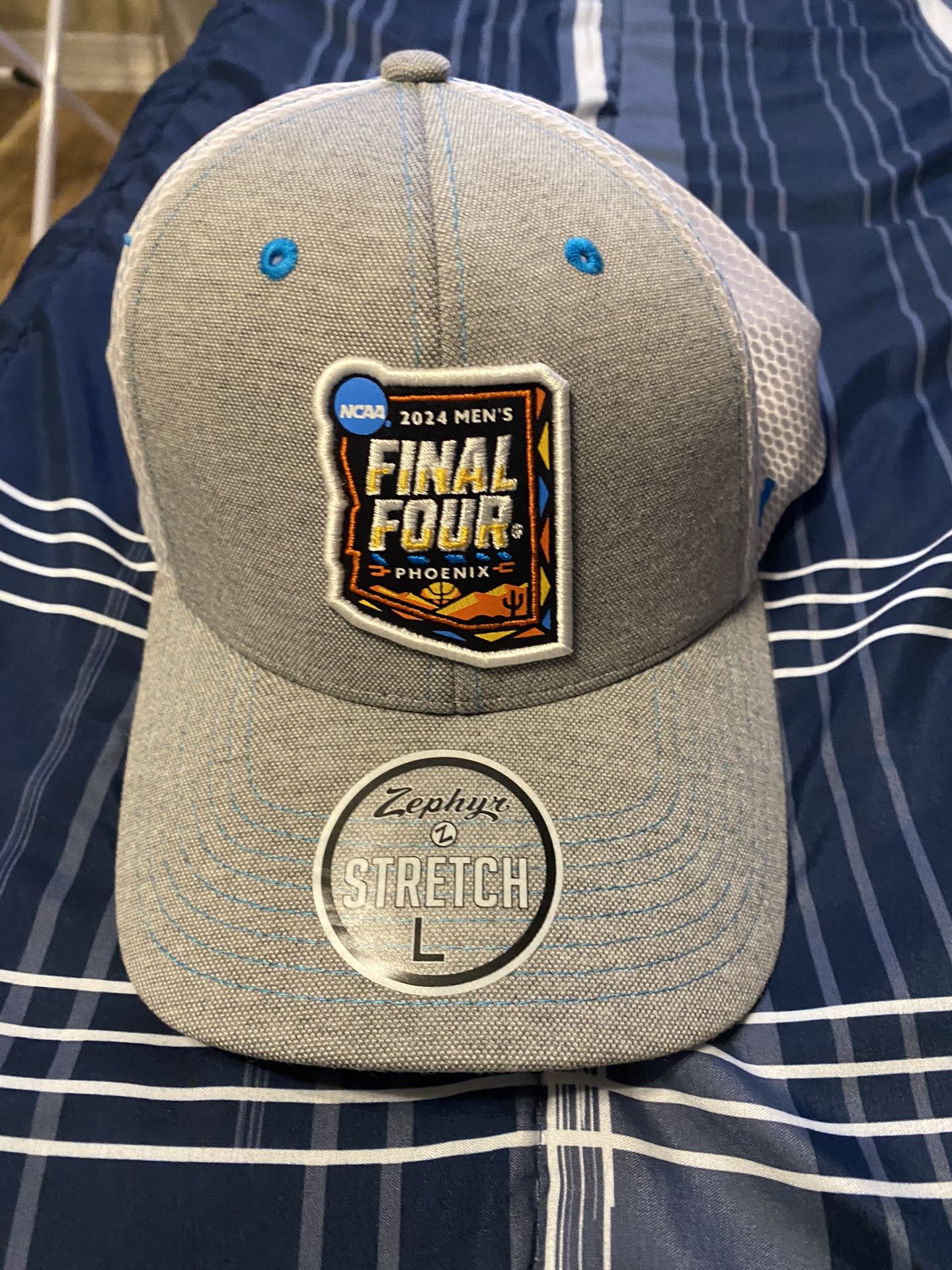 NCAA Final Four 2024 Phoenix, AZ Gray Hat Zephys Size - Large