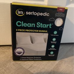 Serra Clean Start Full Mattress Cover And Pillow Cases 
