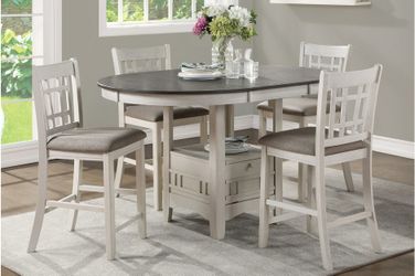 New 5pc dining room table set tax included delivery available