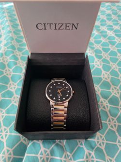 Citizen men's crystal accent watch