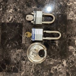 Master Locks and U-haul Lock, Keys
