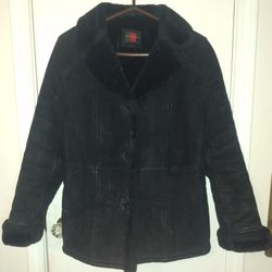 Gallery Genuine Suede Women's Coat 
