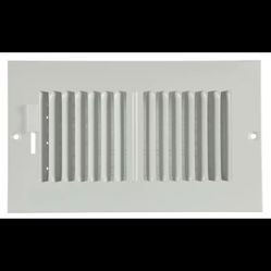 RELIABILT 10-in x 4-in 2-way Steel White Sidewall/Ceiling Register