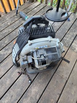 Echo backpack blower works good. Moving good deal