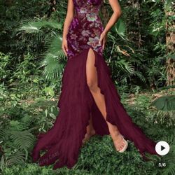 Mermaid Formal Dress - Size Small