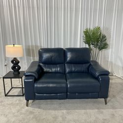 Costco Indigo Bay Leather Power Reclining Loveseat for Sale in Anaheim CA OfferUp