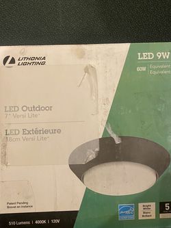 Lithonia Lighting 7” LED Outdoor “Versi Lite”